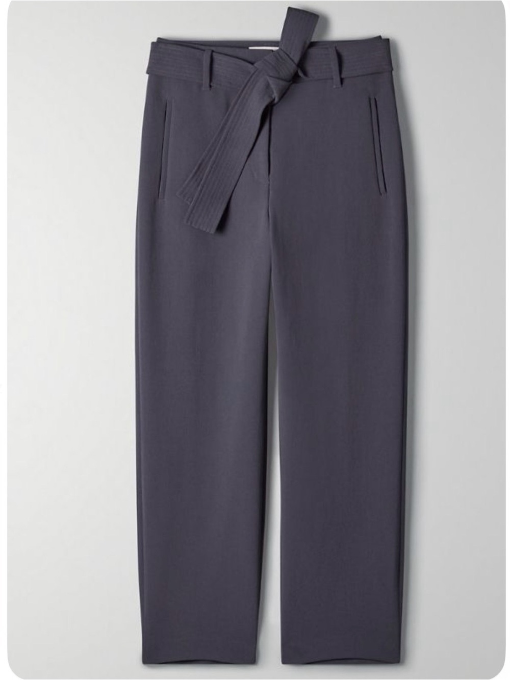 Aritzia Wilfred High-Rise Tie-Front Pant in Kinetic